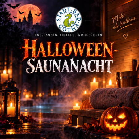 Halloween-Saunanacht im Stadt-Bad Gotha 🎃🔥