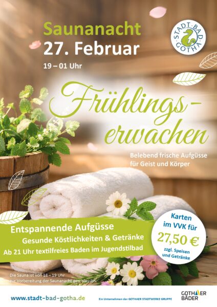 🌸 Saunanacht „Frühlingserwachen“ 🌸